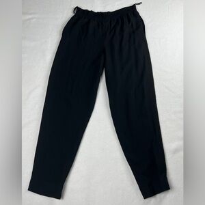Jean Muir London x Henri Bendel Vintage All Wool PullOn Trouser Pants Black Sz 6